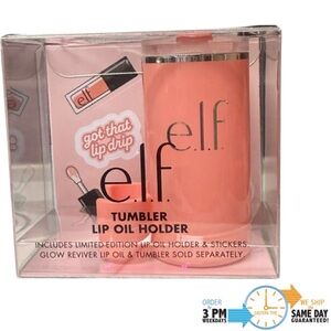 e.l.f Cosmetics Tumbler Lip Oil Holder Clip On - coral fixation fits Stanley